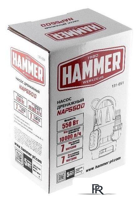 Дренажный насос Hammer NAP550D - Изображение №9 — Интернет-магазин ПроЗаказ