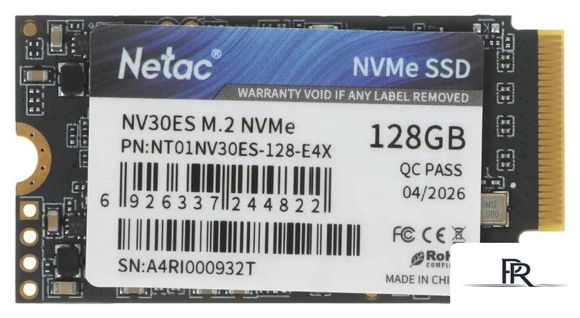 SSD Netac NV30ES 128GB NT01NV30ES-128-E4X - Изображение №1 — Интернет-магазин ПроЗаказ