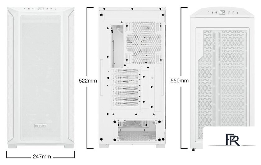 Корпус be quiet! Shadow Base 800 FX White BGW64 - Изображение №2 — Интернет-магазин ПроЗаказ