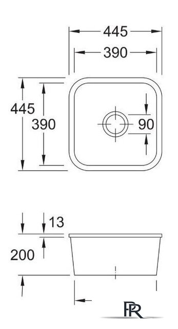 Кухонная мойка Villeroy & Boch Cisterna 50 670302KD - Изображение №1 — Интернет-магазин ПроЗаказ