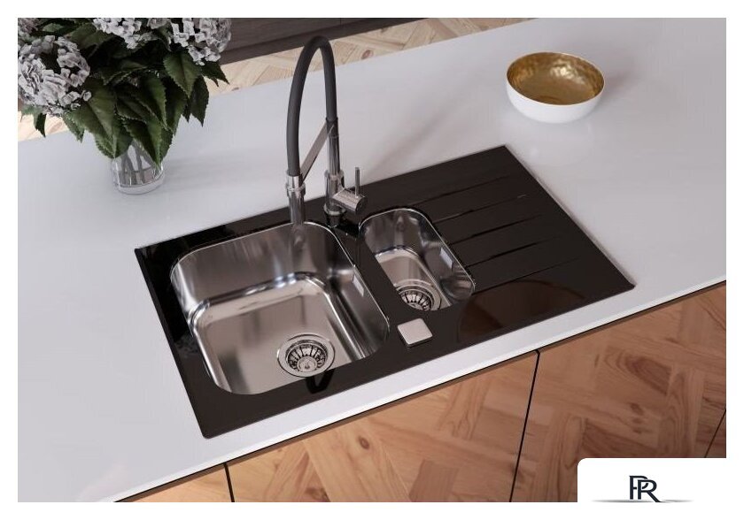 Кухонная мойка Alveus Glassix 20 1100015 - Изображение №2 — Интернет-магазин ПроЗаказ