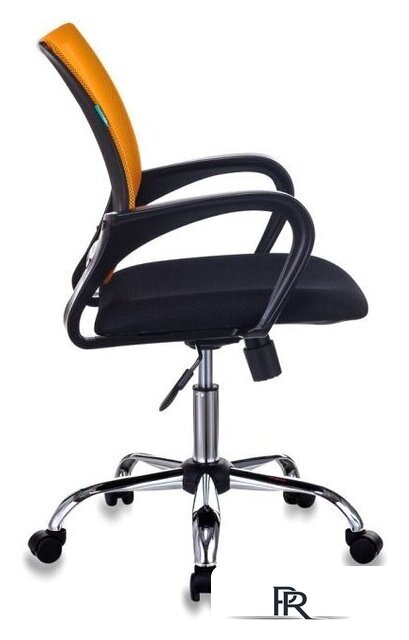 Офисное кресло Бюрократ CH-695N/SL/OR/BLACK (черный/оранжевый) - Изображение №3 — Интернет-магазин ПроЗаказ