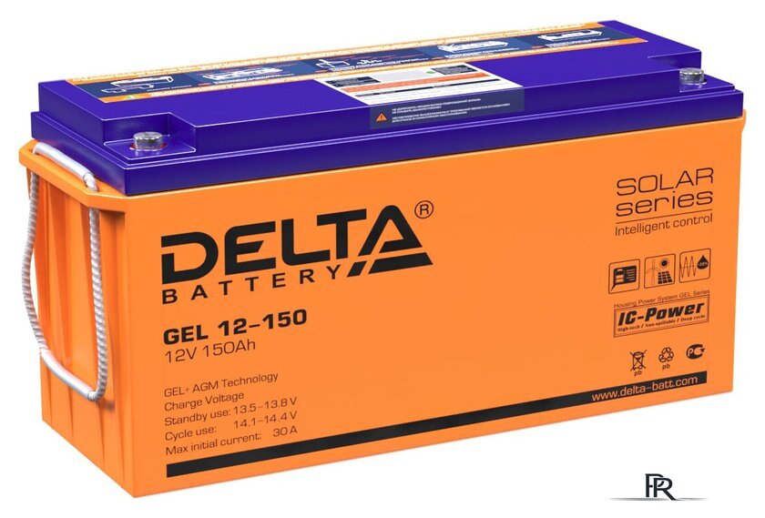 Аккумулятор для ИБП Delta GEL 12-150 (12В/150 А·ч) - Изображение №1 — Интернет-магазин ПроЗаказ