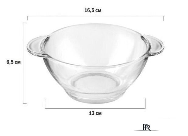 Салатник Perfecto Linea Clear 22-450200 - Изображение №2 — Интернет-магазин ПроЗаказ