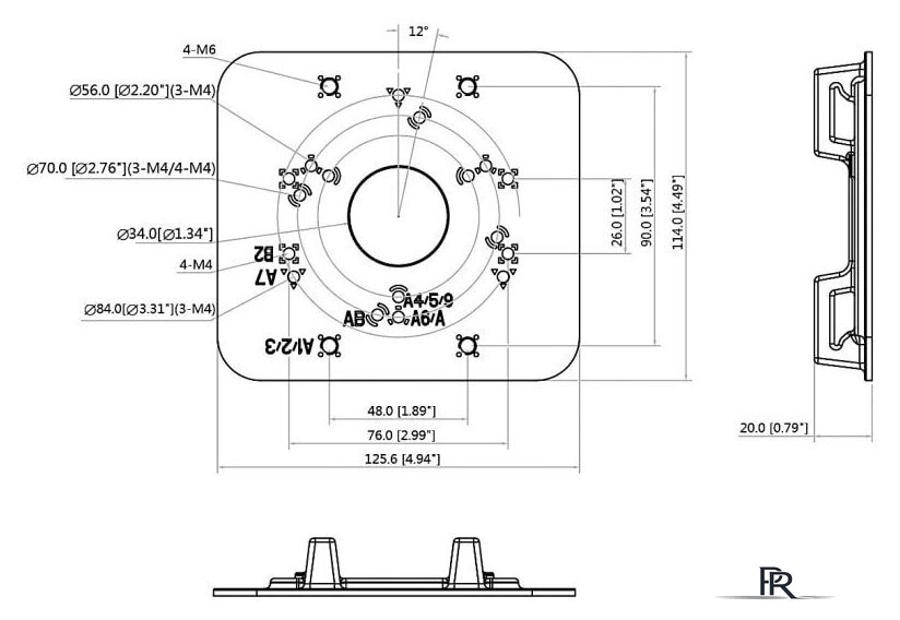 Крепление для камер видеонаблюдения Dahua DH-PFA152-E - Изображение №6 — Интернет-магазин ПроЗаказ