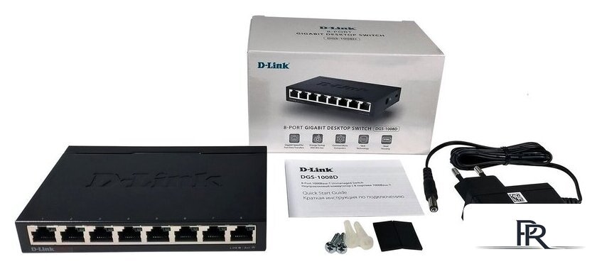 Неуправляемый коммутатор D-Link DGS-1008D/R1A - Изображение №7 — Интернет-магазин ПроЗаказ