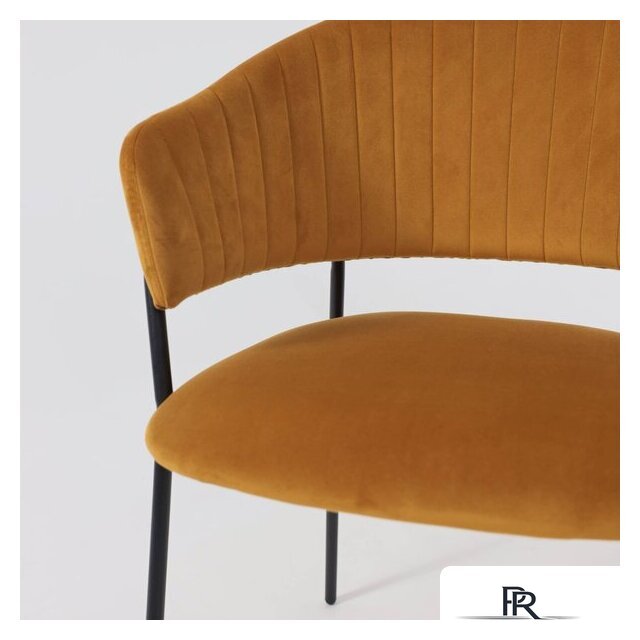Стул с подлокотниками Алвест AV 433 (карри бархат Confetti chai tea/черный) - Изображение №13 — Интернет-магазин ПроЗаказ