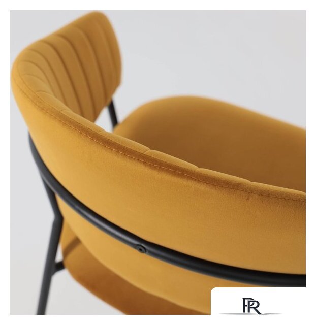 Стул с подлокотниками Алвест AV 433 (карри бархат Confetti chai tea/черный) - Изображение №14 — Интернет-магазин ПроЗаказ