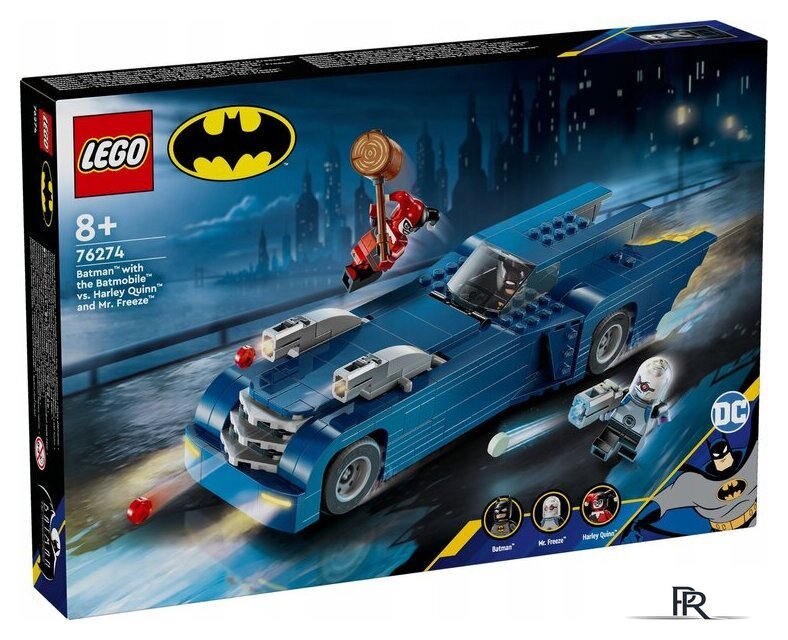 Конструктор LEGO Batman 76274 Бэтмен на Бэтмобиле против Харли Квинн и Мистера Фриза - Изображение №1 — Интернет-магазин ПроЗаказ
