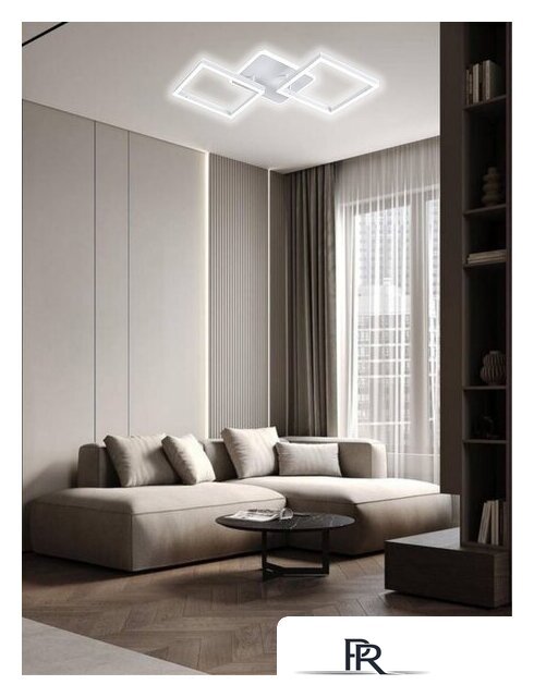 Припотолочная люстра Aitin Pro L73066/2T (белый) - Изображение №5 — Интернет-магазин ПроЗаказ