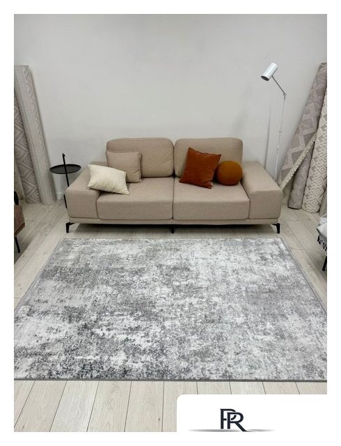 Ковер для жилой комнаты Radjab Carpet Беллуччи Прямоугольник HL 616 12730 (2x4, Grey) - Изображение №3 — Интернет-магазин ПроЗаказ