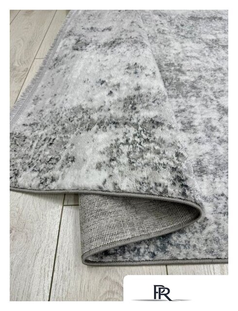 Ковер для жилой комнаты Radjab Carpet Беллуччи Прямоугольник HL 616 12730 (2x4, Grey) - Изображение №8 — Интернет-магазин ПроЗаказ