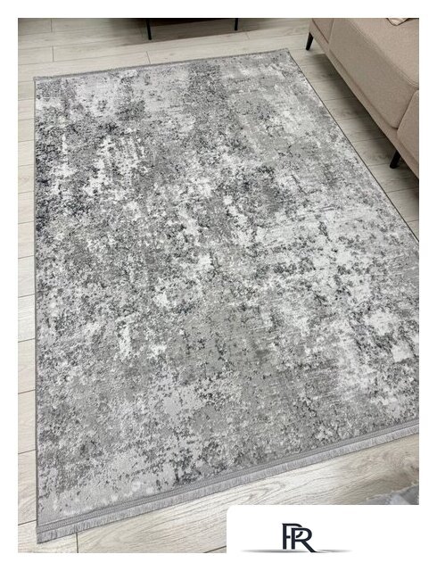 Ковер для жилой комнаты Radjab Carpet Беллуччи Прямоугольник HL 616 12730 (2x4, Grey) - Изображение №5 — Интернет-магазин ПроЗаказ