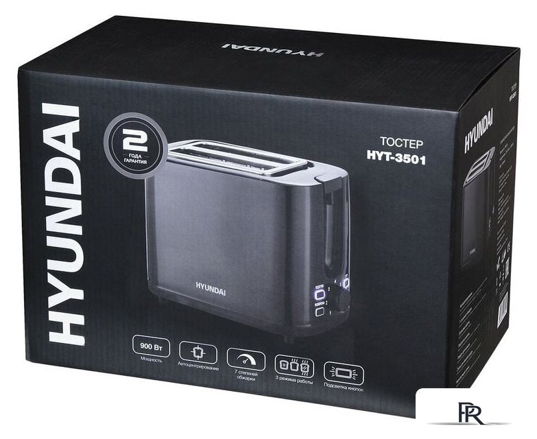 Тостер Hyundai HYT-3501 - Изображение №5 — Интернет-магазин ПроЗаказ