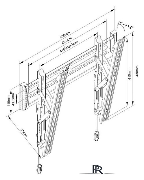 Кронштейн для телевизора Onkron TM5 - Изображение №4 — Интернет-магазин ПроЗаказ