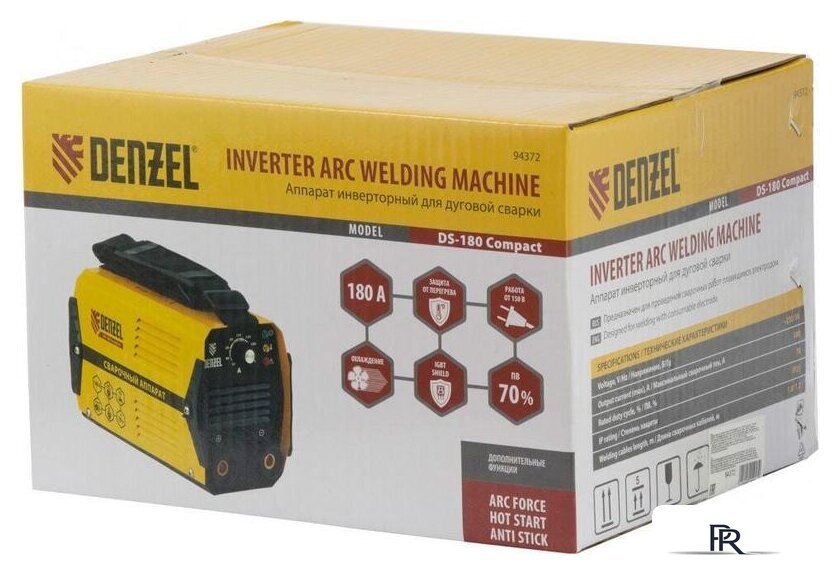 Сварочный инвертор Denzel DS-180 Compact - Изображение №8 — Интернет-магазин ПроЗаказ