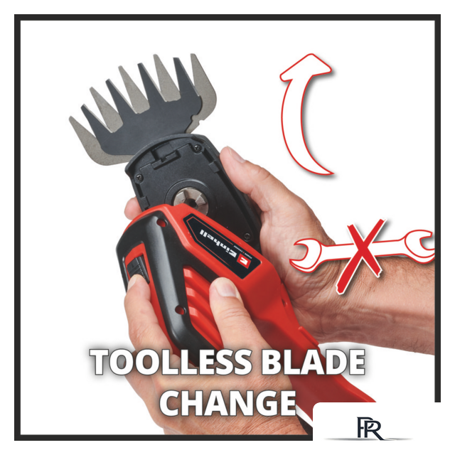 Кусторез + ножницы Einhell GE-CG 18/100 Li T-Solo 3410310 (без АКБ) - Изображение №3 — Интернет-магазин ПроЗаказ