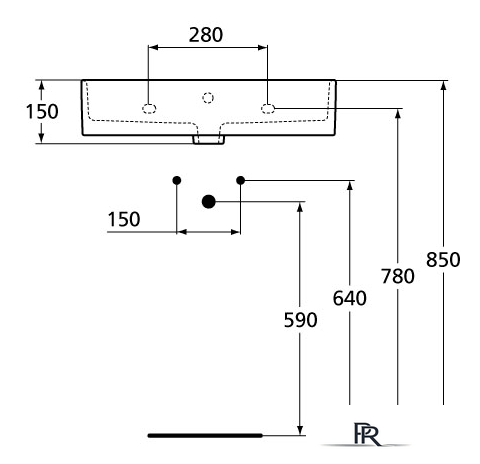 Умывальник Ideal Standard Strada K077801 60x42 - Изображение №4 — Интернет-магазин ПроЗаказ
