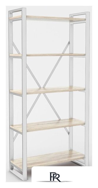 Стеллаж Hype Mebel Стандарт-2 50x200 (белый/древесина белая) - Изображение №1 — Интернет-магазин ПроЗаказ