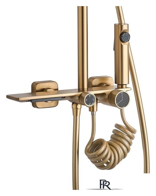 Душевая система  Rea Helix Matt Gold REA-P6621 - Изображение №4 — Интернет-магазин ПроЗаказ