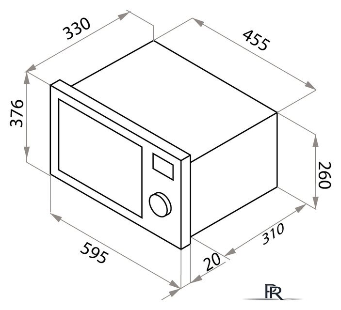 Микроволновая печь MAUNFELD JBMO.20.5ERWAS - Изображение №2 — Интернет-магазин ПроЗаказ