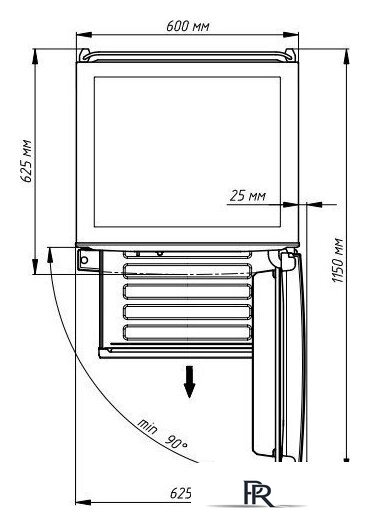 Холодильник Бирюса G6149 - Изображение №3 — Интернет-магазин ПроЗаказ