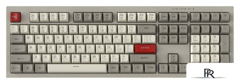 Клавиатура Ritmix RKB-508BL (серый/белый) - Изображение №1 — Интернет-магазин ПроЗаказ