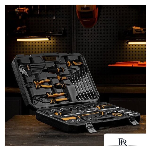 Набор домашнего мастера Denzel 15801 (64 предмета) - Изображение №21 — Интернет-магазин ПроЗаказ