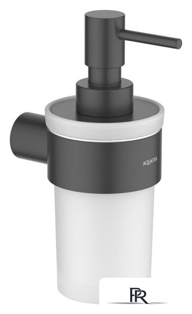 Дозатор для жидкого мыла Aquatek Лира AQ4405MB (матовый черный) - Изображение №1 — Интернет-магазин ПроЗаказ