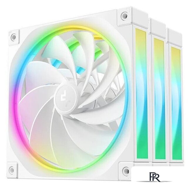 Комплект вентиляторов для корпуса DeepCool FL14R WH 3 IN 1 R-FL14R-WHAPN3-G - Изображение №1 — Интернет-магазин ПроЗаказ