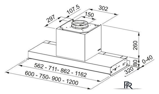 Кухонная вытяжка Franke Mythos FMY Drip-Free 120 KL 305.0705.341 - Изображение №9 — Интернет-магазин ПроЗаказ