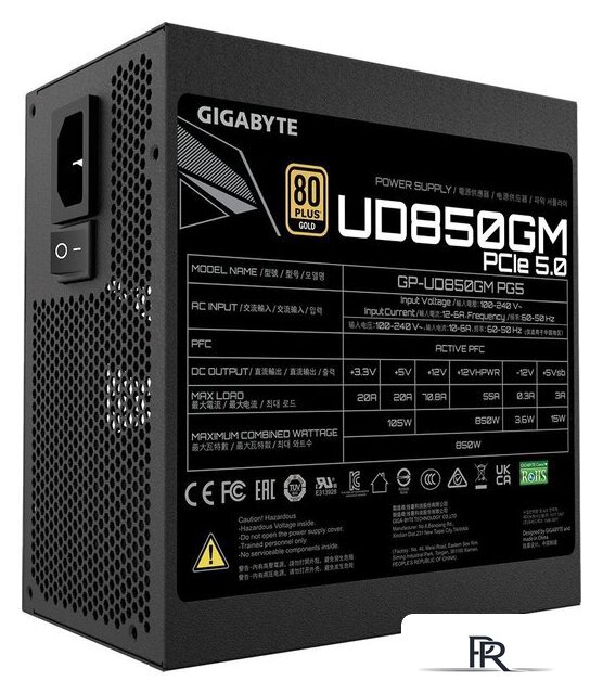 Блок питания Gigabyte UD850GM PG5 - Изображение №5 — Интернет-магазин ПроЗаказ