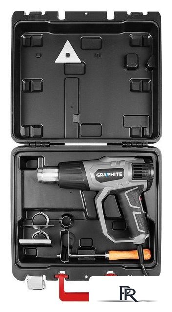 Промышленный фен GRAPHITE 59G526 (кейс) - Изображение №8 — Интернет-магазин ПроЗаказ