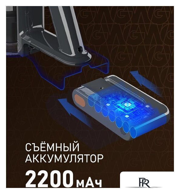 Пылесос Weissgauff V24 BLDC 400 Graphite Turbo - Изображение №7 — Интернет-магазин ПроЗаказ