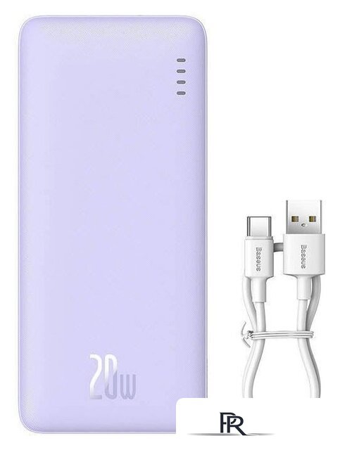 Внешний аккумулятор Baseus Airpow 20000mAh (фиолетовый) - Изображение №1 — Интернет-магазин ПроЗаказ