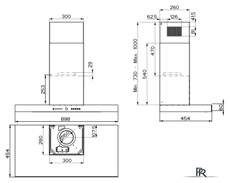 Кухонная вытяжка Faber T-Air KL A90 325.0615.702 - Изображение №6 — Интернет-магазин ПроЗаказ