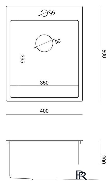 Кухонная мойка Quadron HB4050PVDBSC1 - Изображение №4 — Интернет-магазин ПроЗаказ