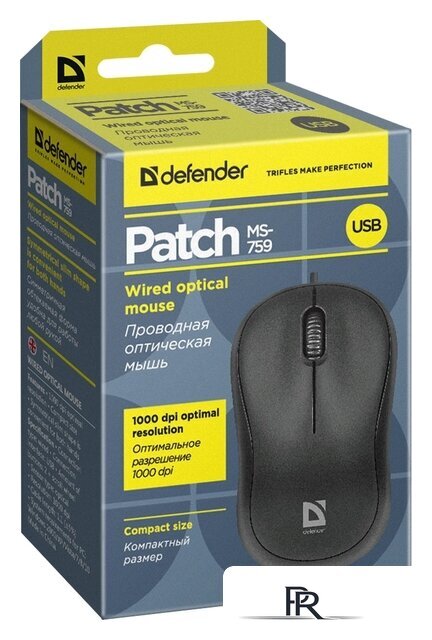 Мышь Defender Patch MS-759 - Изображение №4 — Интернет-магазин ПроЗаказ