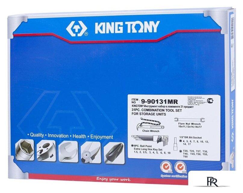 Универсальный набор инструментов King Tony 9-90131MR (31 предмет) - Изображение №3 — Интернет-магазин ПроЗаказ