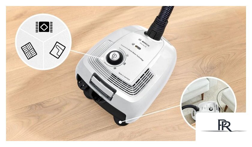 Пылесос Bosch Serie 4 BGL38WH3H - Изображение №3 — Интернет-магазин ПроЗаказ