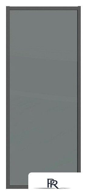 Душевая стенка Grossman Style 70x195 200.K33.05.70.21.10 (черный матовый,стекло тонированное) - Изображение №1 — Интернет-магазин ПроЗаказ