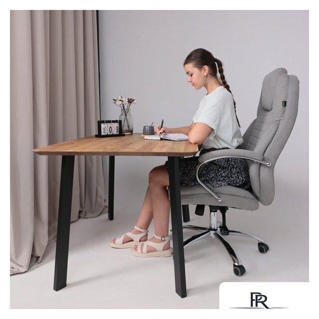 Офисное кресло AksHome Paradis (ткань, светло-серый) - Изображение №2 — Интернет-магазин ПроЗаказ