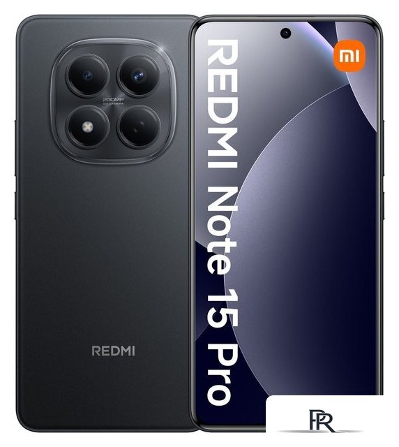 Телефон Xiaomi Redmi Note 15 Pro 8GB/256GB международная версия (черный металл) - Изображение №1 — Интернет-магазин ПроЗаказ