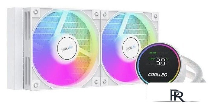 Система жидкостного охлаждения для процессора Coolleo Ice Fairy Dig 240 Lite (белый) - Изображение №1 — Интернет-магазин ПроЗаказ