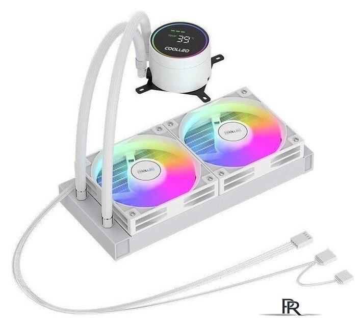 Система жидкостного охлаждения для процессора Coolleo Ice Fairy Dig 240 Lite (белый) - Изображение №3 — Интернет-магазин ПроЗаказ