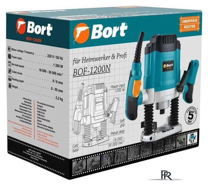 Вертикальный фрезер Bort BOF-1200N 93414721 - Изображение №12 — Интернет-магазин ПроЗаказ