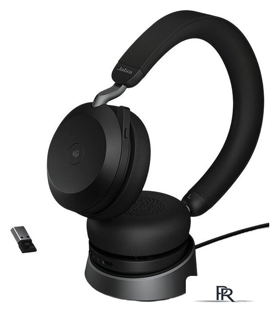 Офисная гарнитура Jabra Evolve2 75 MS Stereo USB-A Desk (черный) - Изображение №1 — Интернет-магазин ПроЗаказ