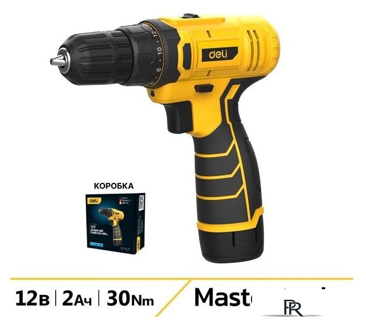 Дрель-шуруповерт Deli DL-DZ12-4A2 (с 1-им АКБ) - Изображение №1 — Интернет-магазин ПроЗаказ