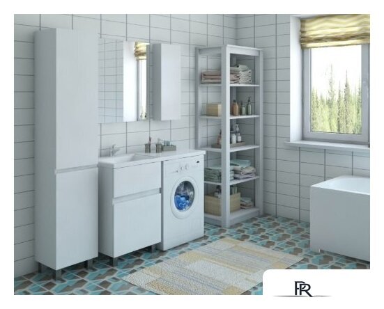  Эстет Тумба Dallas Luxe ФР-00001966 с умывальником Dallas 110 (правая) - Изображение №5 — Интернет-магазин ПроЗаказ