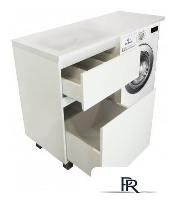  Эстет Тумба Dallas Luxe ФР-00001966 с умывальником Dallas 110 (правая) - Изображение №3 — Интернет-магазин ПроЗаказ